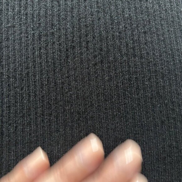 Magaschoni Black Ribbed Knit Tank Midi Dress Women's Minimalist Stretch Small - Picture 9 of 9